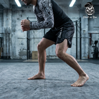 BJJ Shorts Tribal No Gi worn during Brazilian Jiu-Jitsu training by Skull As You
