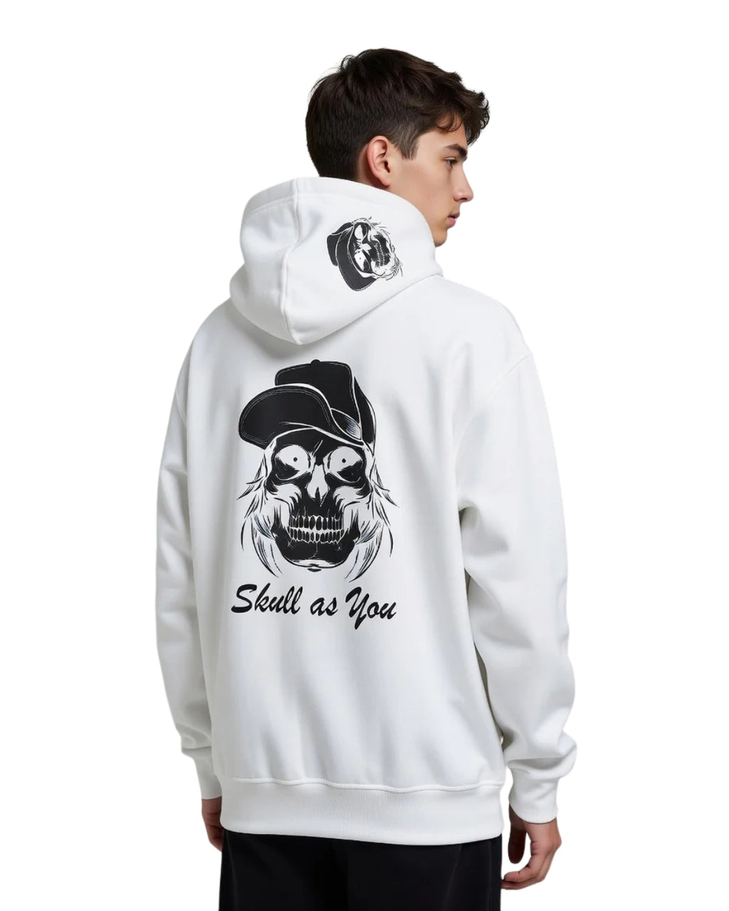 BJJ Hoodie Head Skull