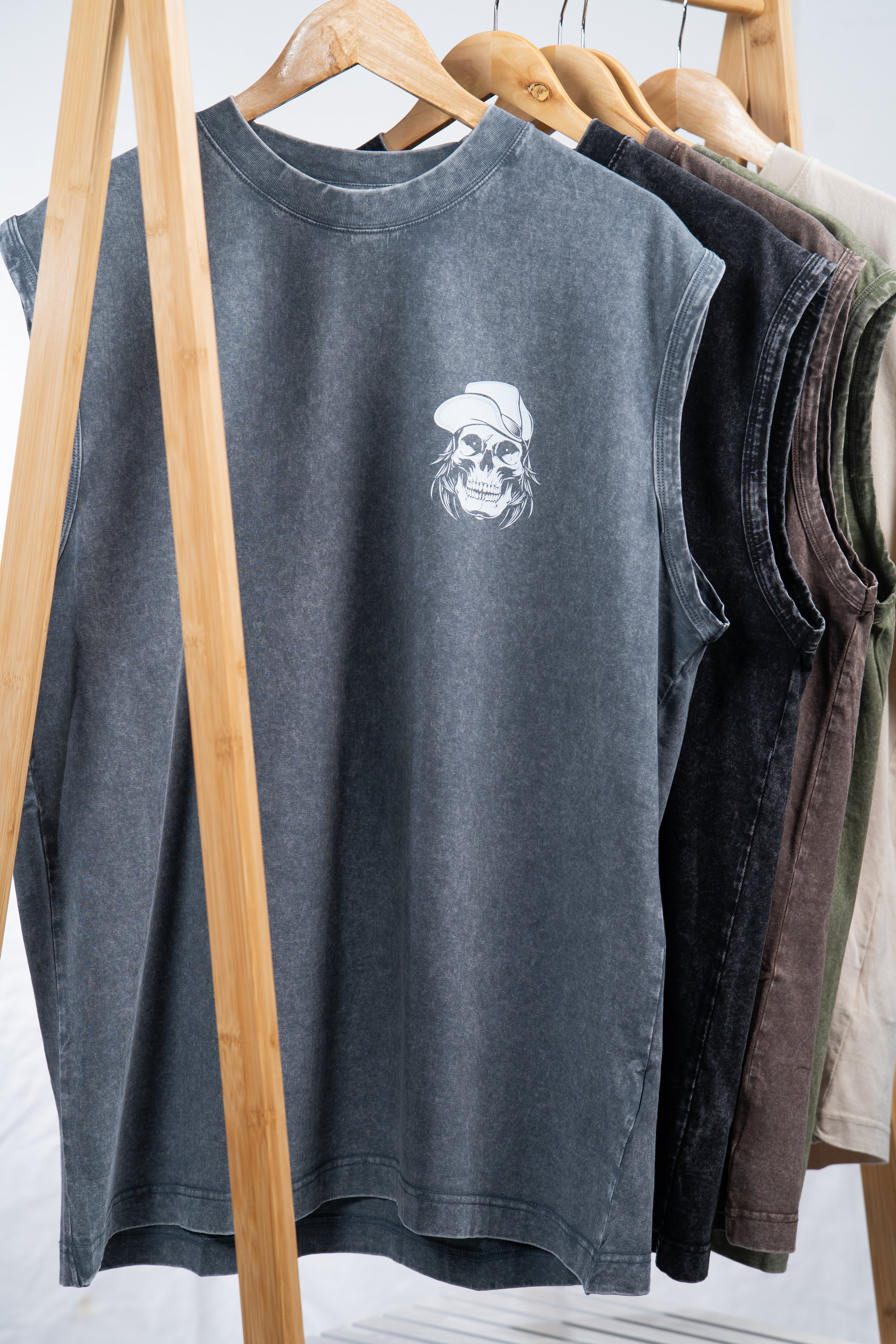 Tank Top Washed Oversised