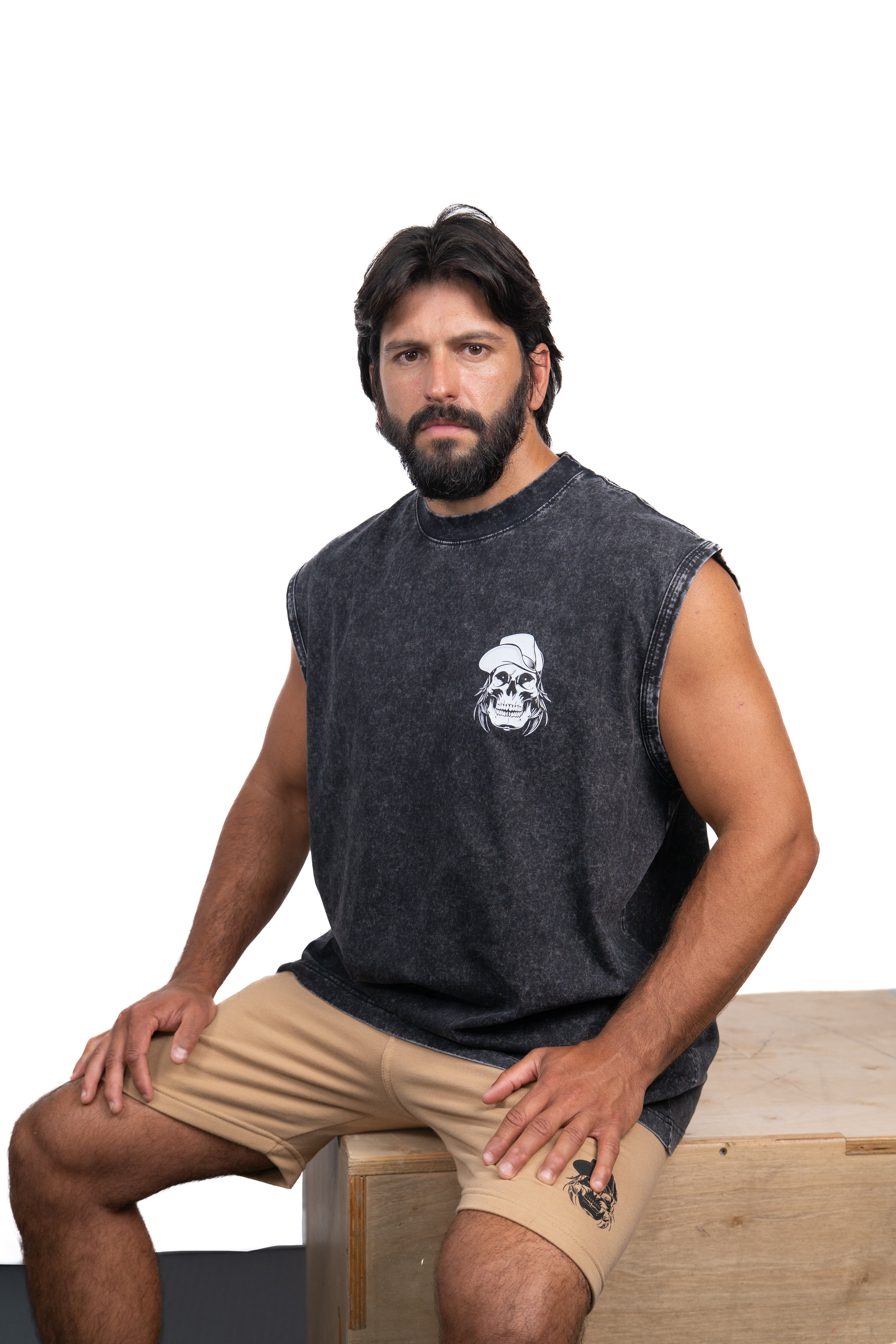 Tank Top Washed Oversised