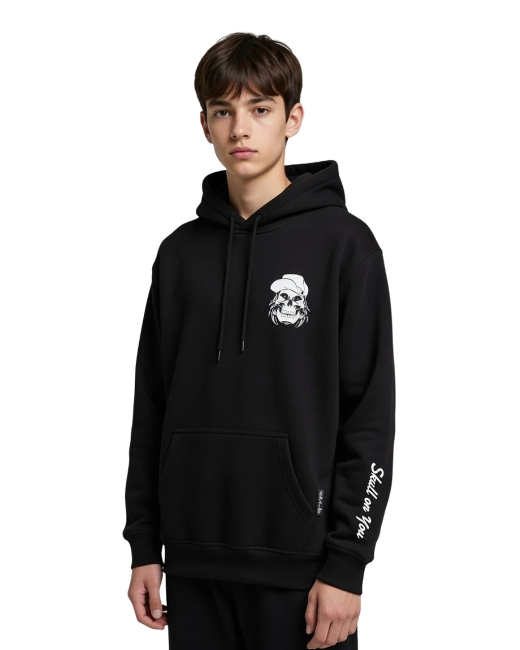 BJJ Hoodie Head Skull