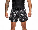 BJJ Shorts Skin n Bones NO GI Black