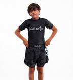 Kids BJJ Shorts Camouflage NO GI for Brazilian Jiu-Jitsu, grappling and MMA training
