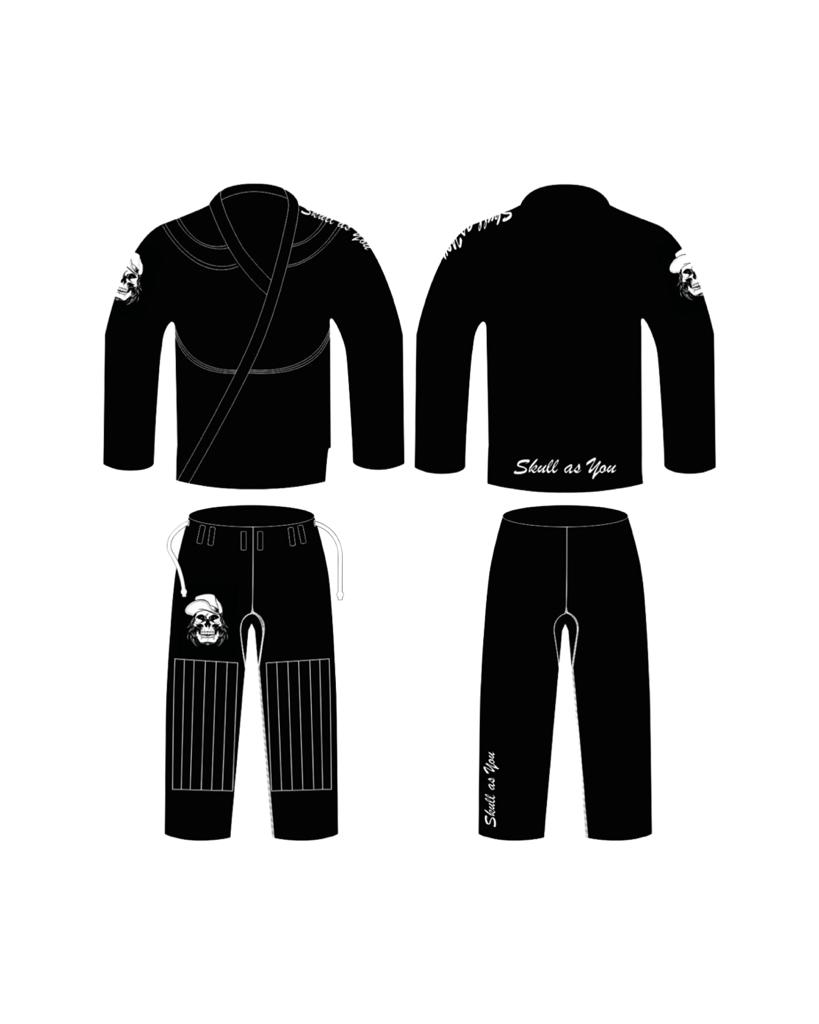 Skull As You kids Black Jacket  – Brazilian Jiu-Jitsu apparel and training gear