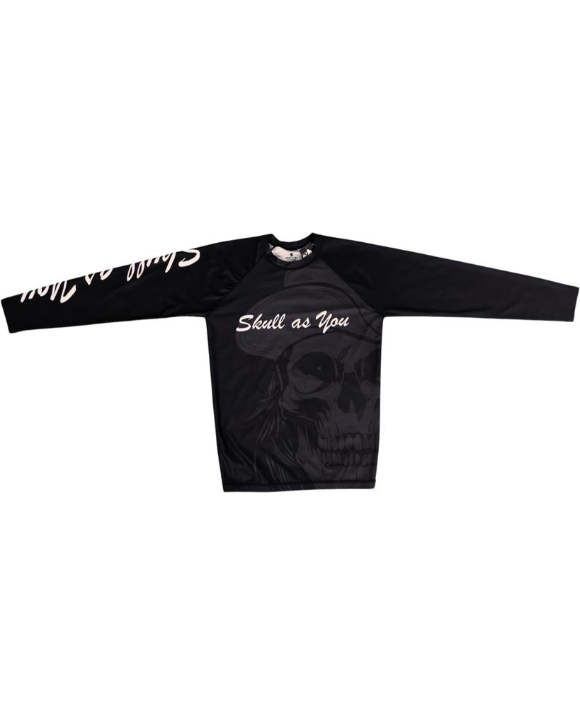 Kids Rash Guard Long Sleeve by Skull as You