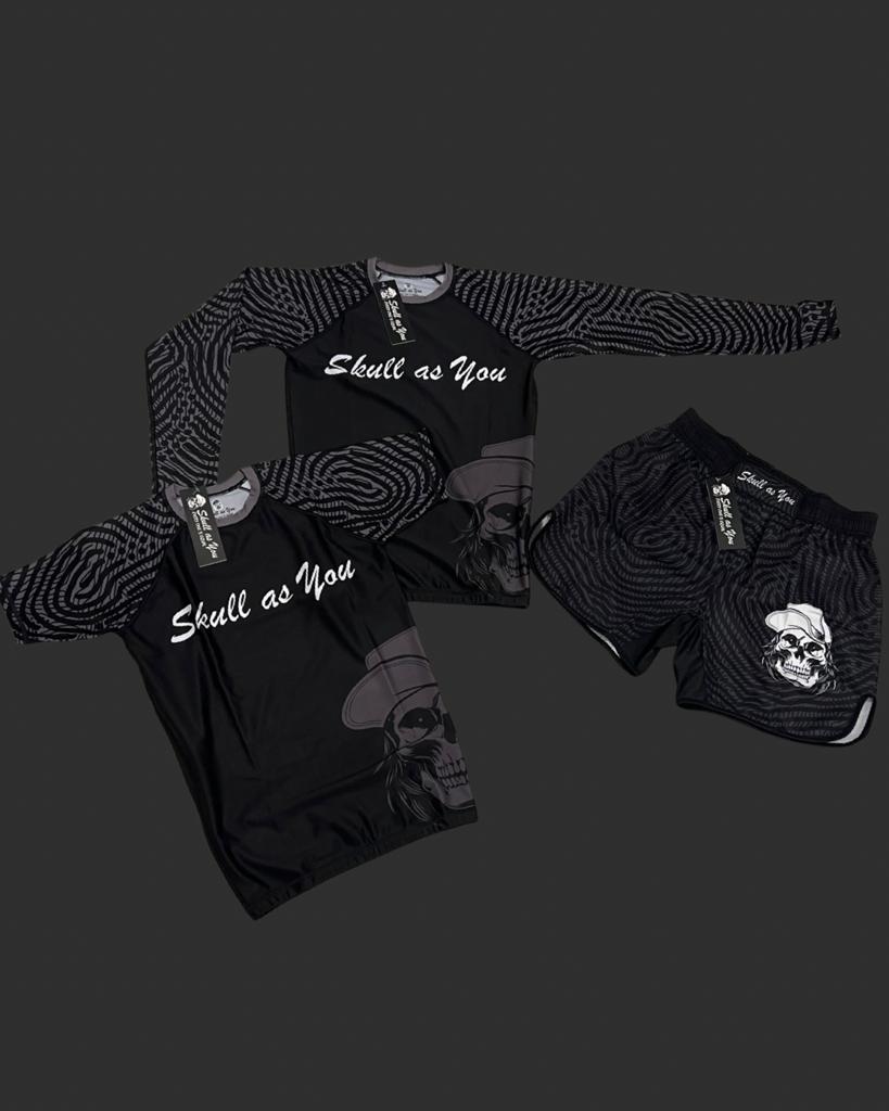 Skull As You kids snake no-gi long sleeve rash guard – BJJ apparel