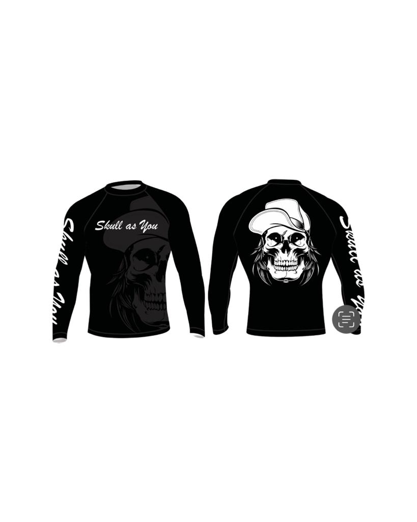 Skull As You Shadow Skull long sleeve rash guard – no-gi BJJ training