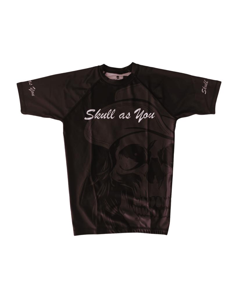 Shadow Skull no-gi BJJ rash guard – durable short-sleeve