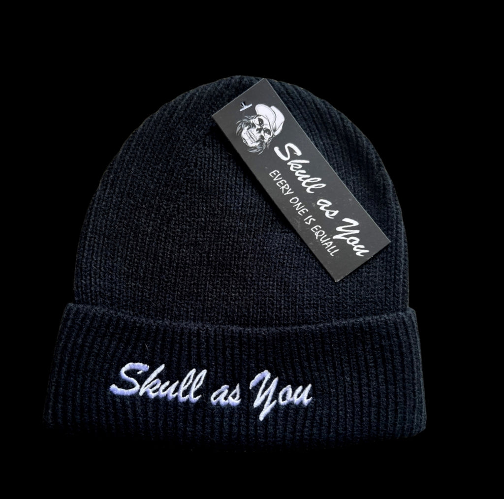Skull As You skull beanie – premium skull print apparel and martial arts headwear for Jiu-Jitsu athletes.