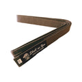 Skull As You grappling belt brown – durable BJJ belt for training, rolling and competitions
