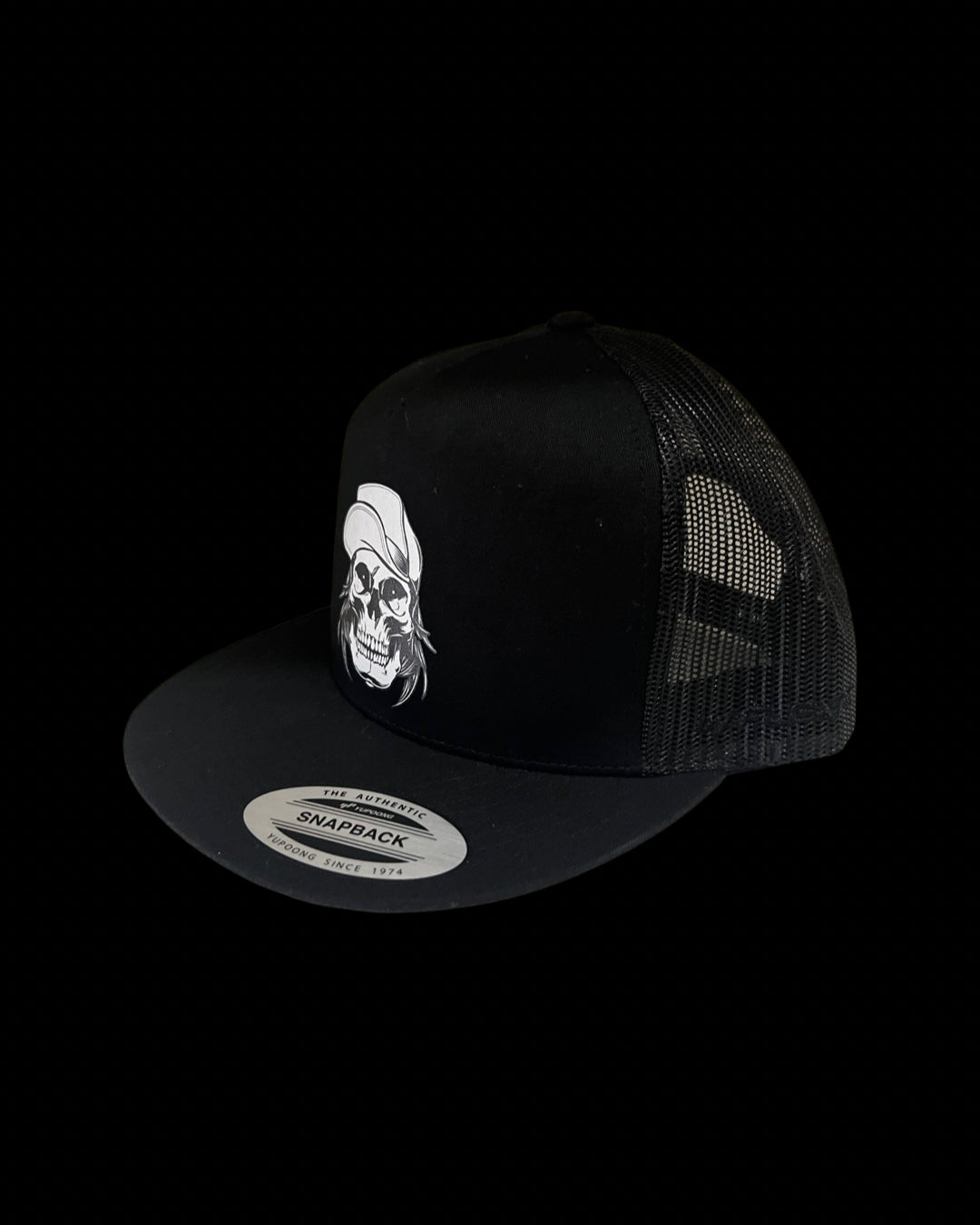 Skull As You Yupoong skull hat – adjustable skull clothing cap used as BJJ headwear and lifestyle streetwear.