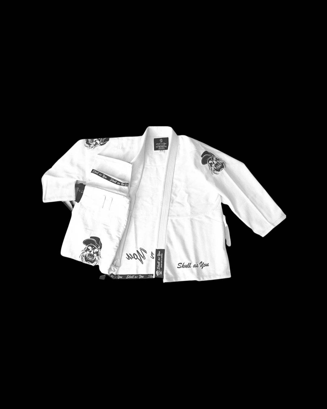 White jacket BJJ Gi – Premium Skull Clothing & Jiu-Jitsu Training Gear