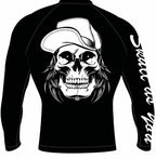 kids long sleeve skull rash guard by Skull As You 