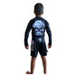 Kids Rash Guard Long Sleeve Shadow Skull